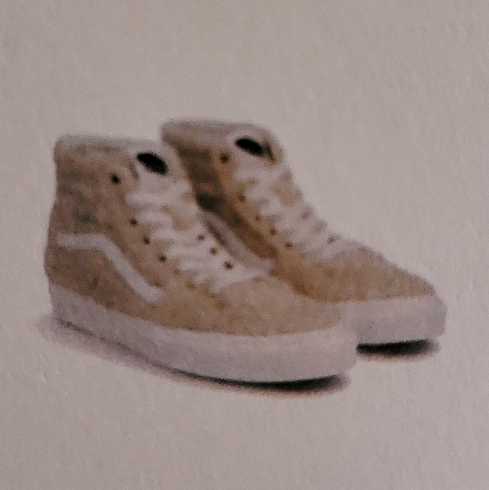 SK-8 HI TAPERED HI TOP SUEDE VANS SNEAKER SIZE 10